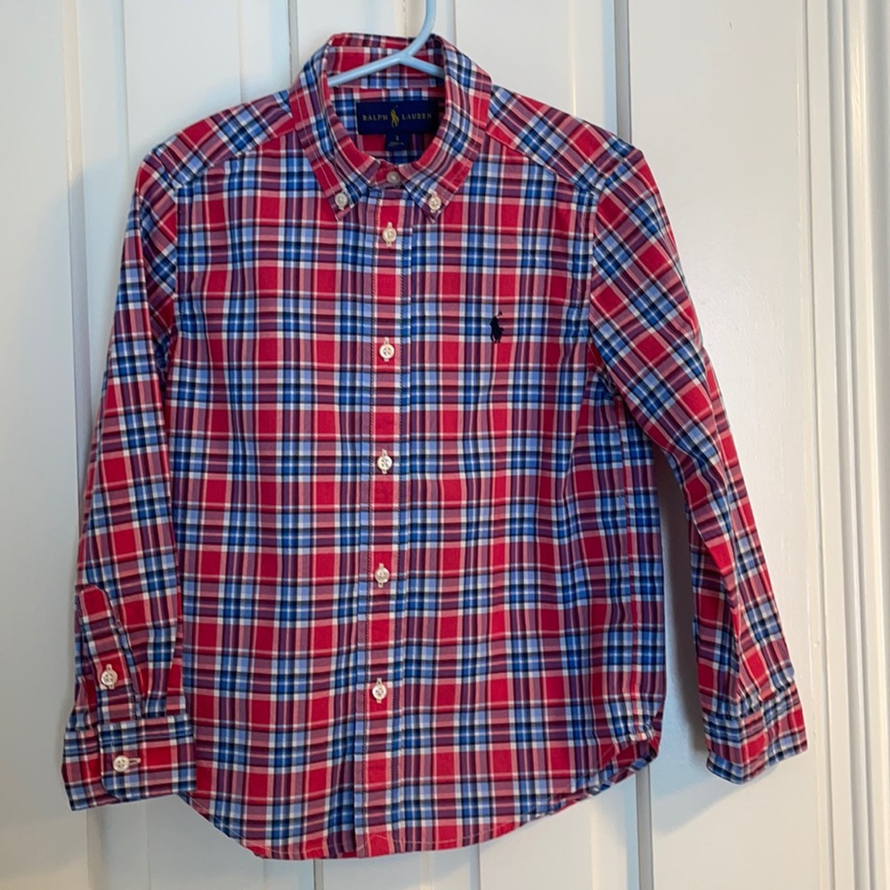 Boys size 5 Ralph Lauren Button Down Shirt